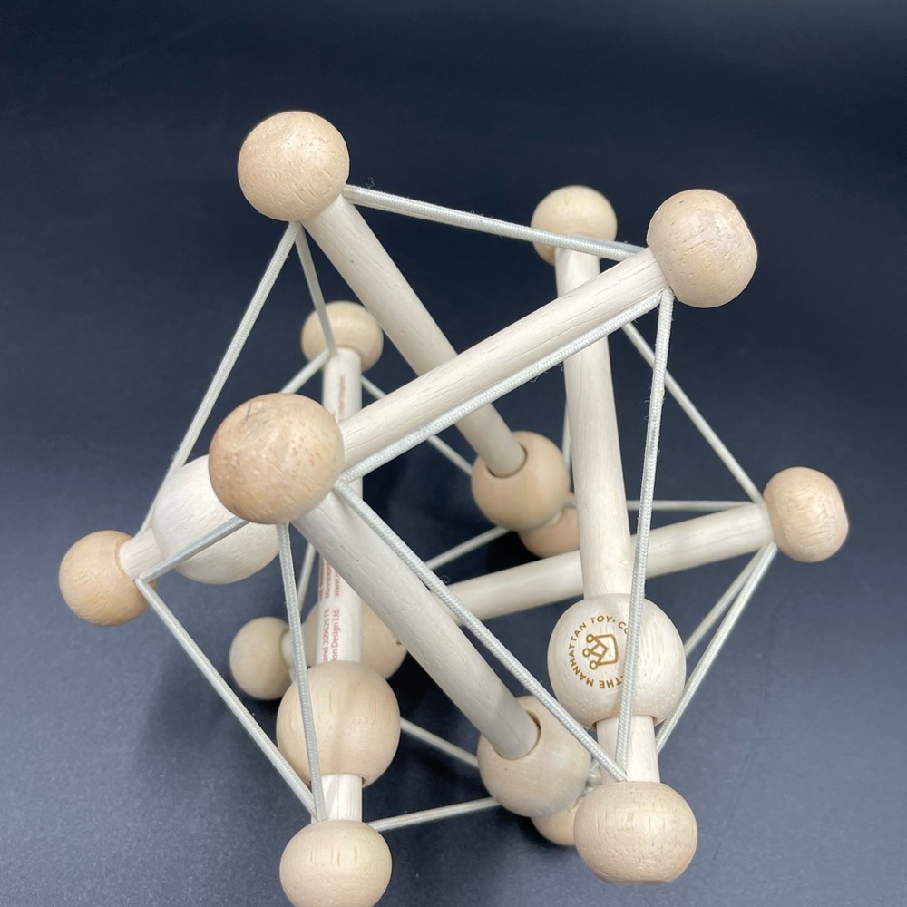 Manhattan Toy company natural beige neutral color wooden activity Toy - Picture 3 of 7